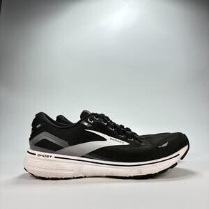 Brooks Ghost 15 Black White Running Shoes Lace Up Women’s Size 11 Men's 9.5